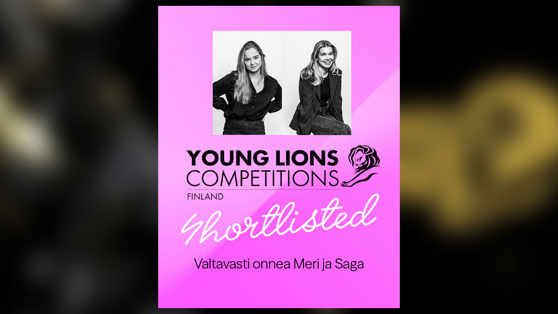 Young Lions shortlist!